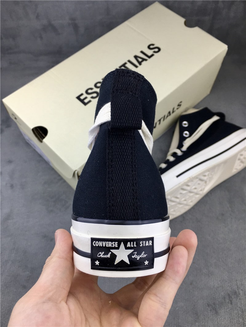 Fear Of God Essentials x Converse Chuck 70 Hi "Off Black" фото № 6