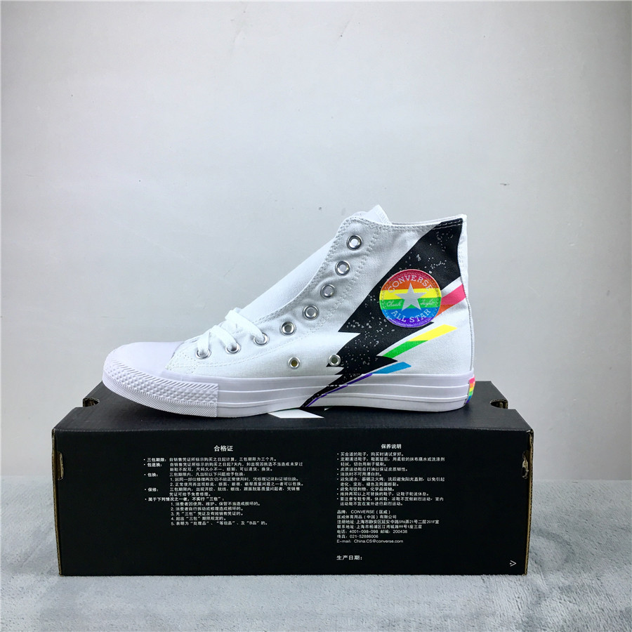 Converse All Star High Top Pride "White" фото № 4