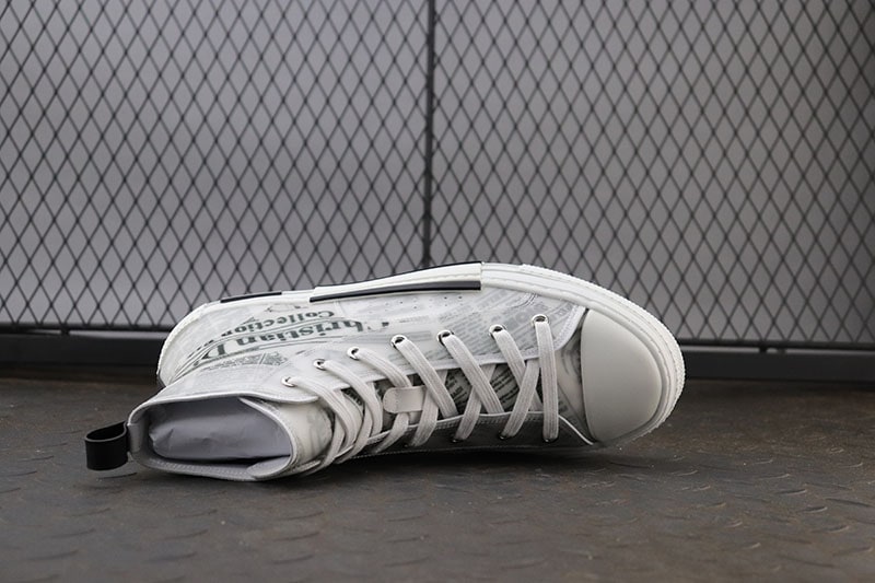 Dior B23 High "Text White" фото № 4