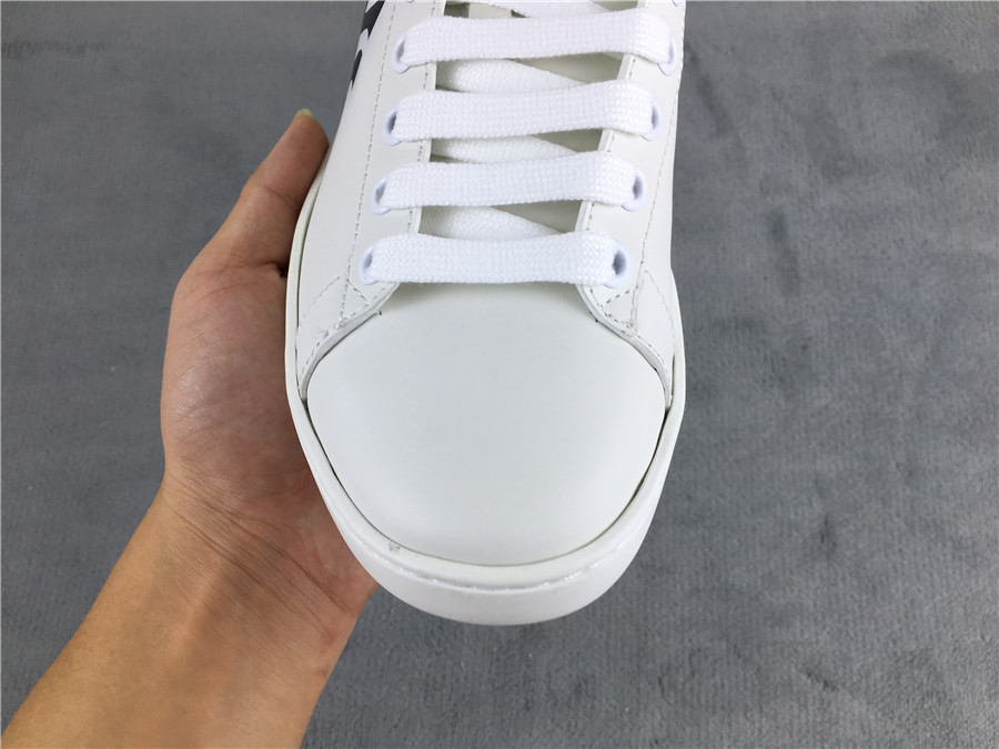 GUCCI Ace Embroidered Ny Yankees "White" фото № 8