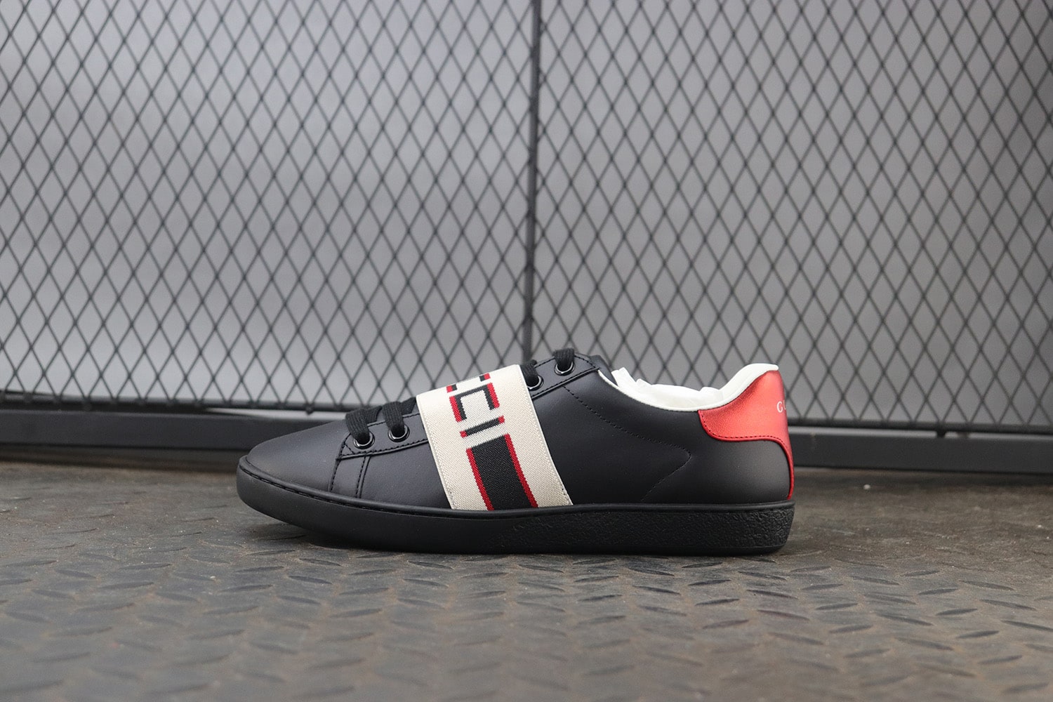 Gucci Ace "Black Logo" фото № 2