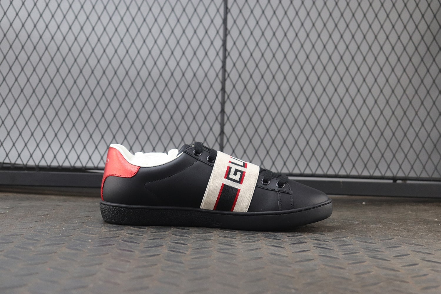 Gucci Ace "Black Logo" фото № 3