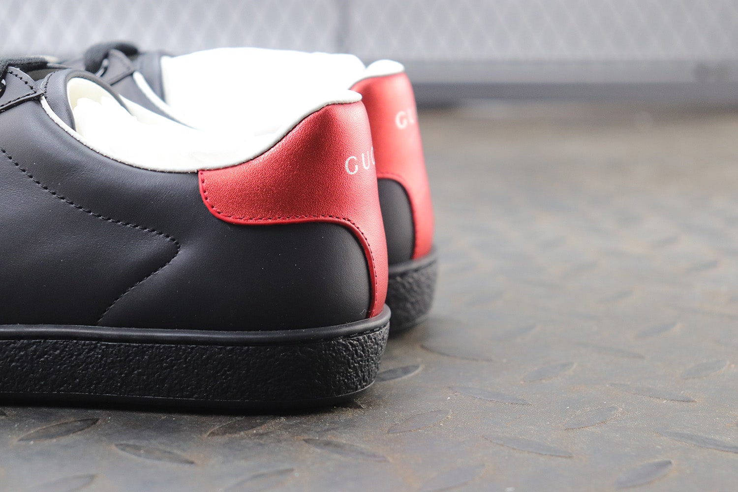 Gucci Ace "Black Logo" фото № 9