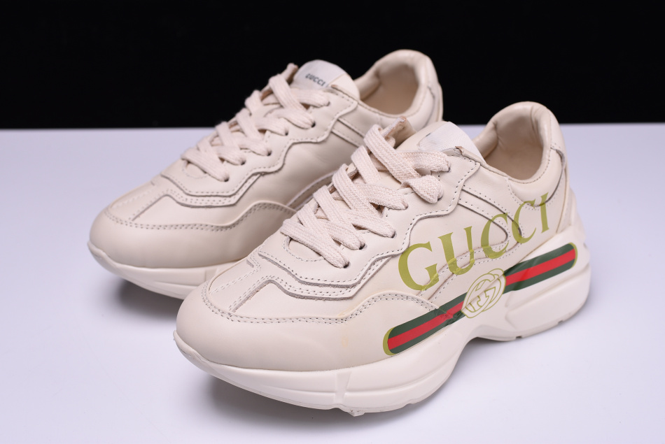 Gucci Rhyton Vintage Trainer Sneaker "Smash Logo" фото № 4
