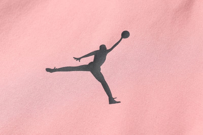 Худи Air Jordan Black Logo "Pink" фото № 4