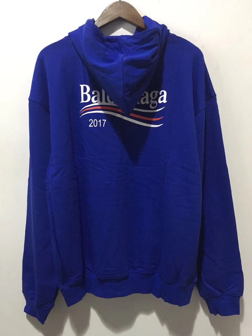 Худи Balenciaga 2017 "Blue" фото № 3