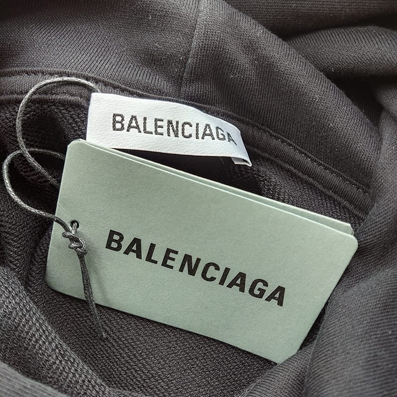 Худи Balenciaga Crew "Black" фото № 4