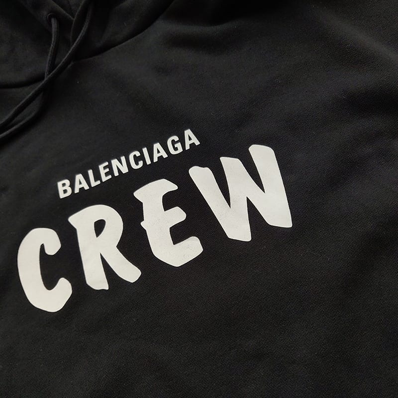 Худи Balenciaga Crew "Black" фото № 6