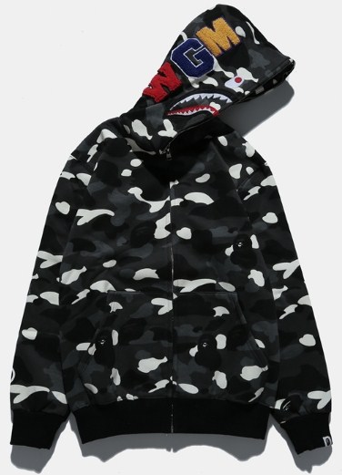 Худи Bape Star "Black/Camo" фото № 3