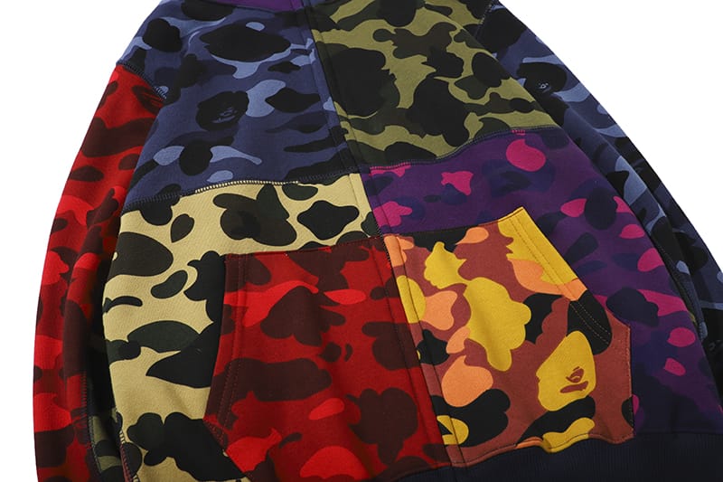 Худи Bape Khaki "Multicolor" фото № 3