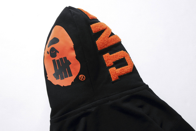Худи Bape Star In Circle "Black/Orange" фото № 4