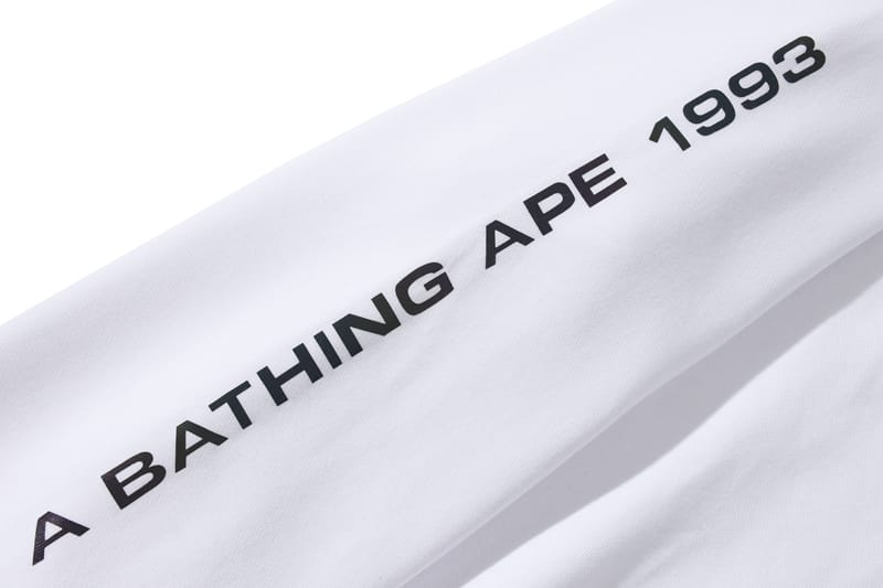 Худи Bape A Bathing Ape 1993 "White" фото № 6