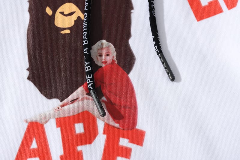 Худи Bape A Bathing Ape "White" фото № 4