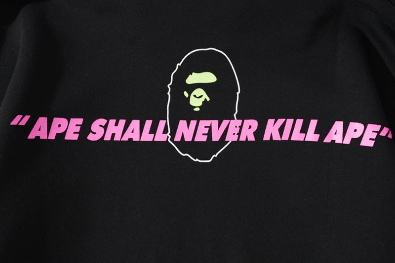 Худи Bape Ape Shall Never Kill Ape "Black" фото № 4