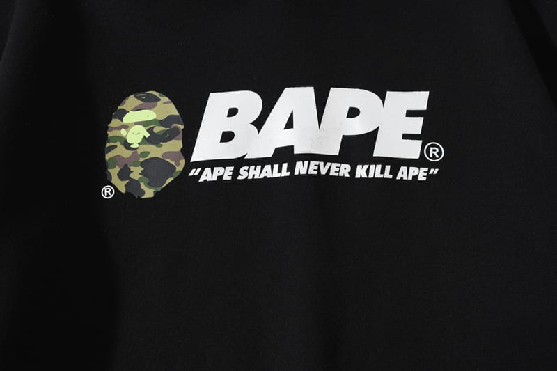 Худи Bape More Big Logo "Black" фото № 4