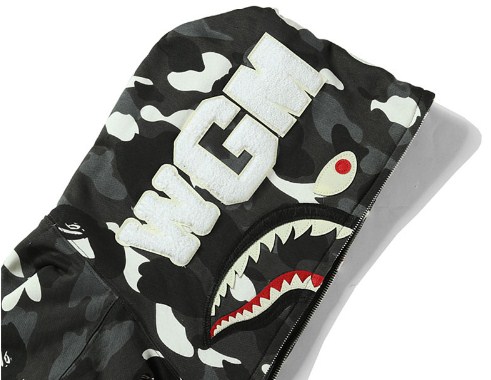 Худи Bape Luminous WGM "Black" фото № 4