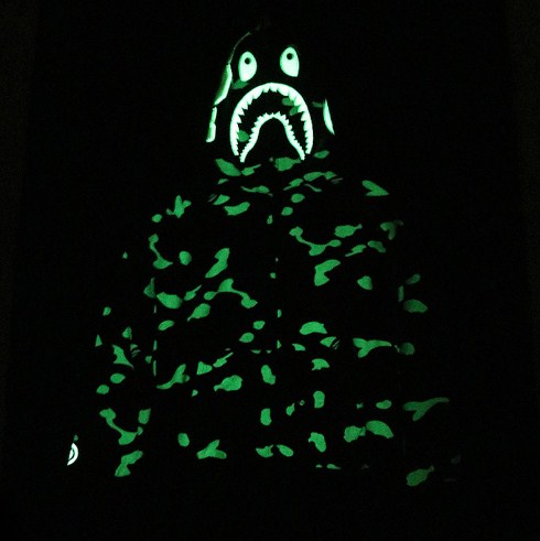 Худи Bape Luminous WGM "White" фото № 3