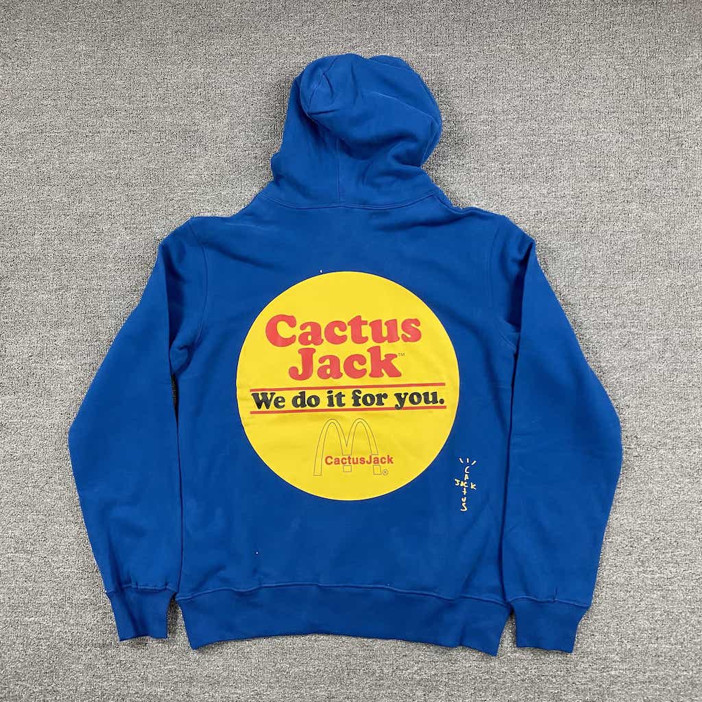 Худи Cactus Jack McDonald's In Big Circle "Blue" фото № 3