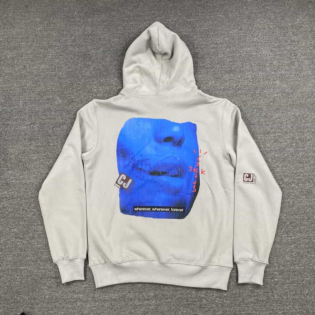 Худи Cactus Jack Wherever, Whenever, Forever "Gray" фото № 3