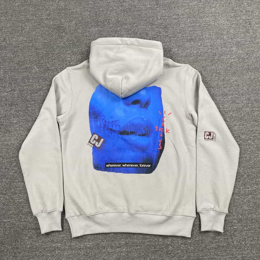 Худи Cactus Jack Wherever, Whenever, Forever "Gray" фото № 4