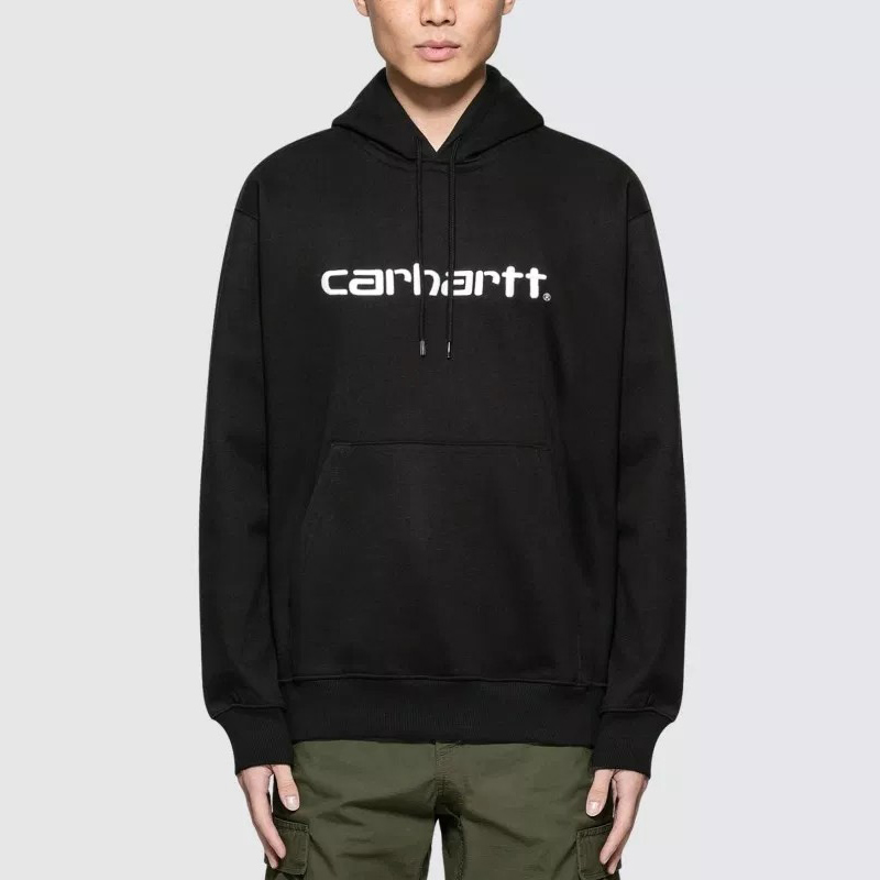 Худи Carhartt Logo Print "Black" фото № 2