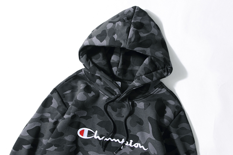 Худи Champion Bape "Grey" фото № 2