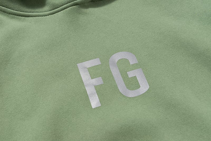 Худи Fear Of God FOG 3M FG "Green" фото № 4