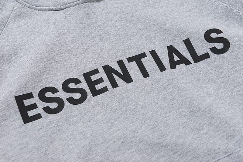 Худи Fear Of God Essentials Logo "Gray" фото № 4