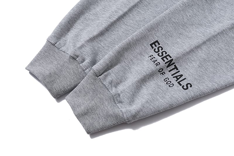 Худи Fear Of God Essentials Logo "Gray" фото № 6
