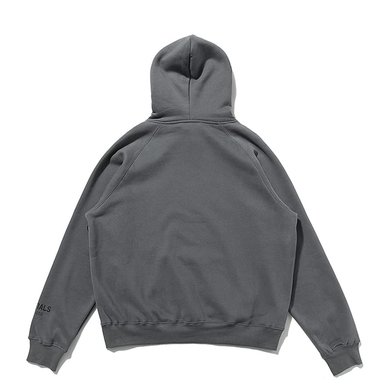 Худи Fear Of God Fog Essentials Black Inscription "Gray" фото № 2