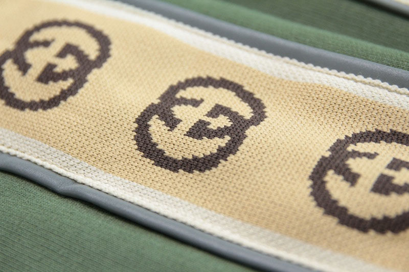 Худи Gucci Logo Stripe To Sleeve "Gray" фото № 3