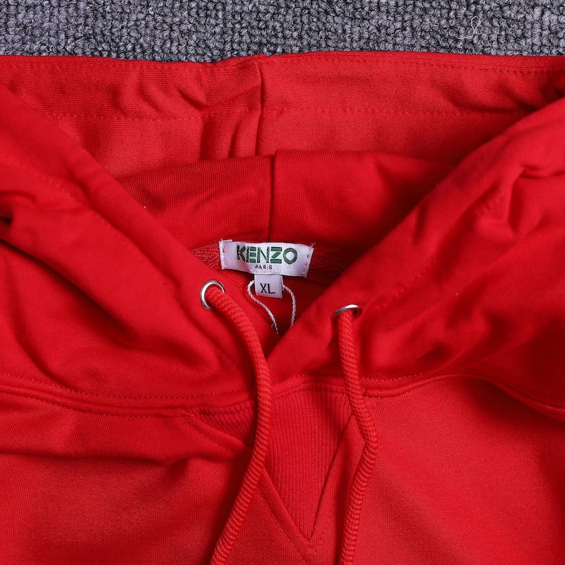 Худи Kenzo Tiger Paris Black Logo "Red" фото № 4