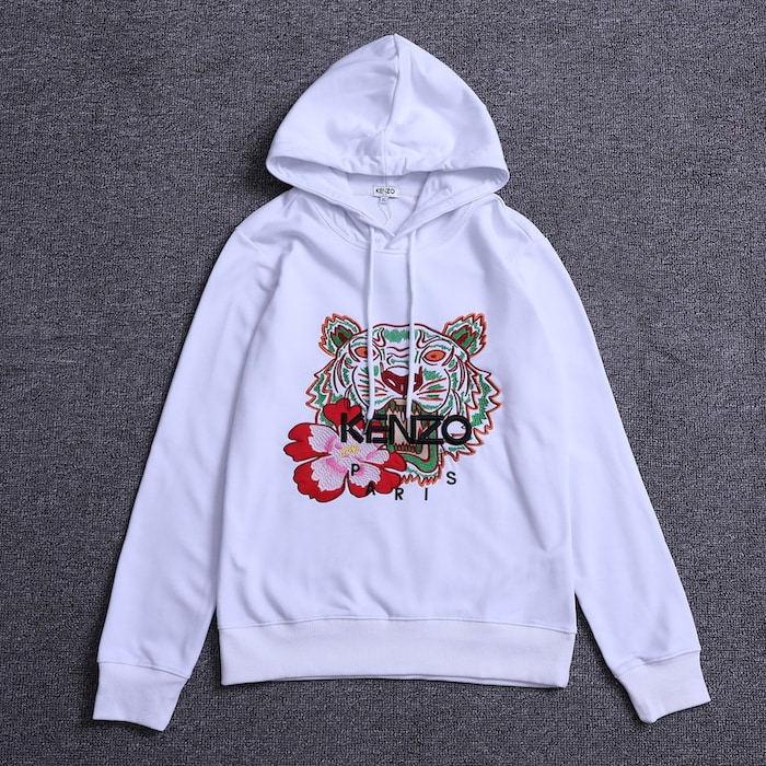 Худи Kenzo Tiger Paris Black Logo "White" фото № 6