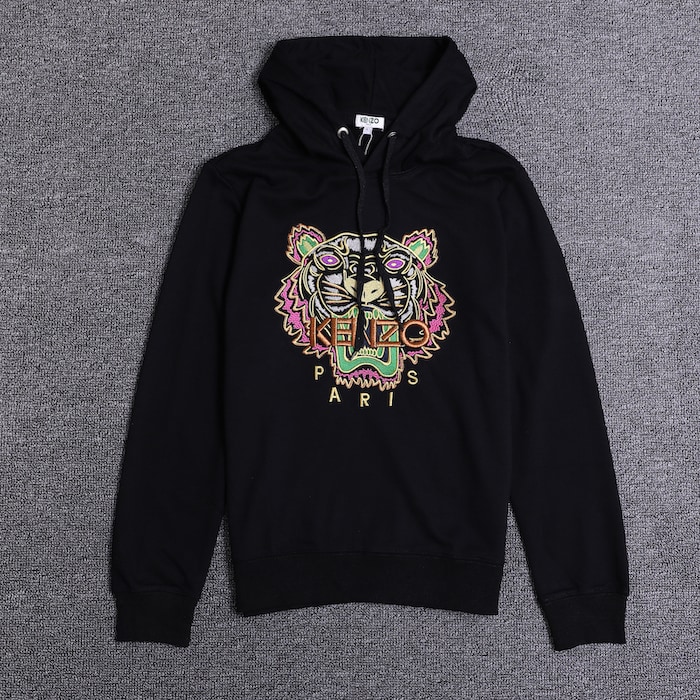 Худи Kenzo Tiger Paris Bronze Logo "Black" фото № 7