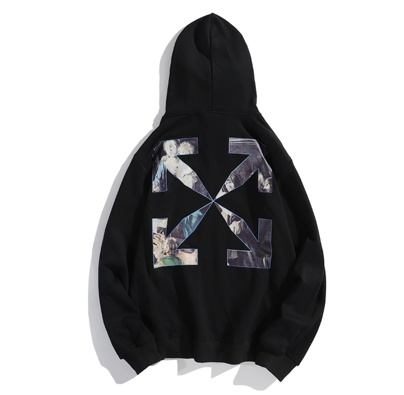 Худи Off White Religious Oil Painting "Black" фото № 2