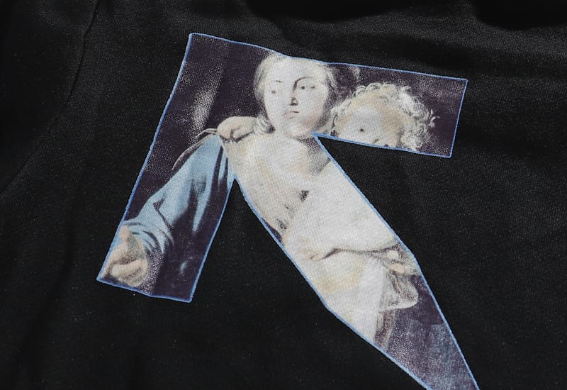 Худи Off White Religious Oil Painting "Black" фото № 5