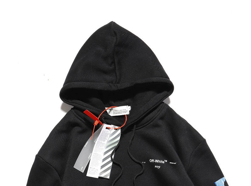 Худи Off White Portrait Oil Painting "Black" фото № 6