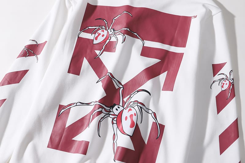 Худи Off White Spider Arrow "White" фото № 5