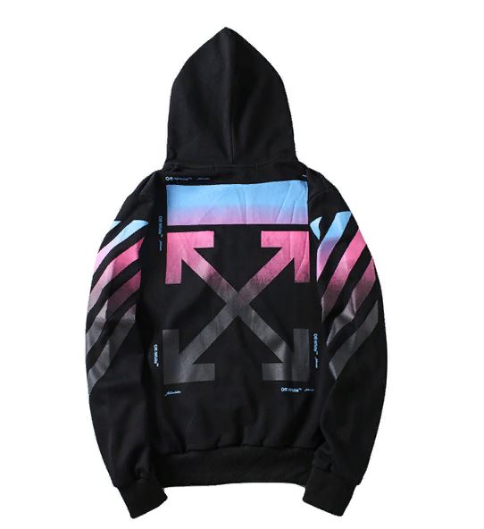 Худи OFF WHITE Gradient Arrows "Black" фото № 2