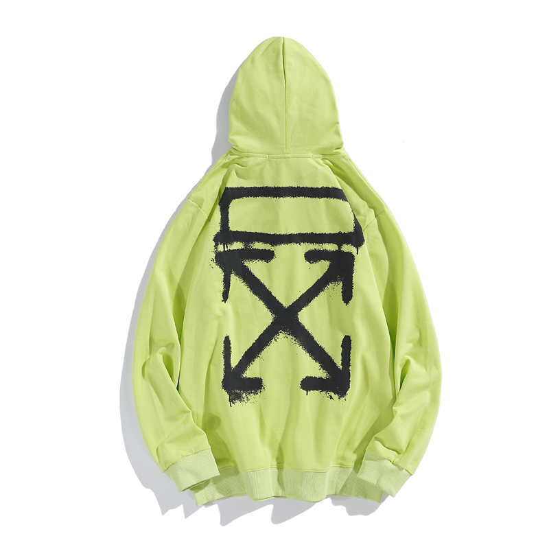 Худи Off White Abstract "Green" фото № 2