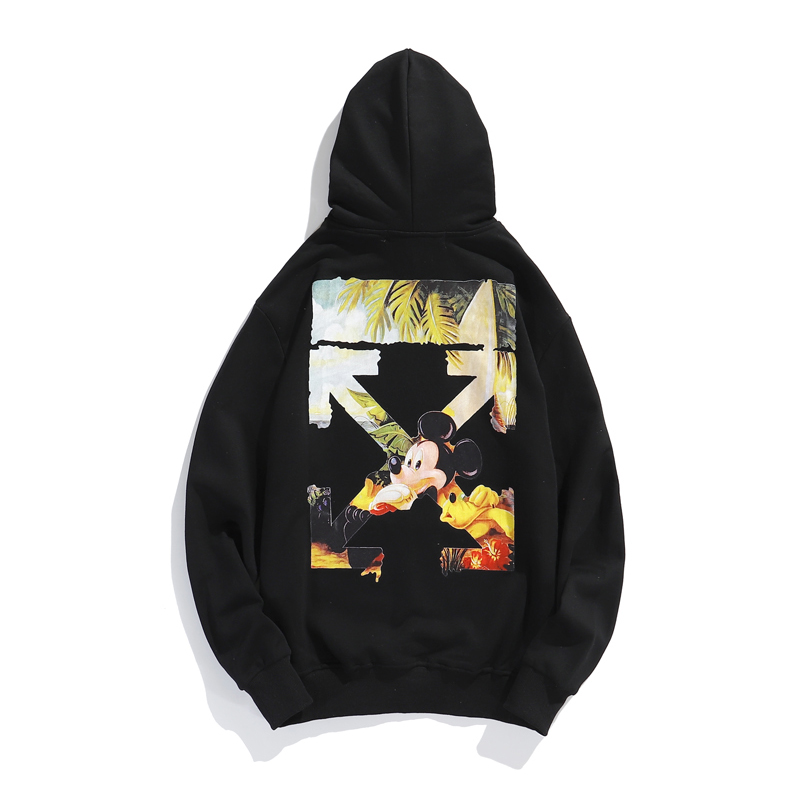 Худи Off White Mikey Mouse "Black" фото № 2