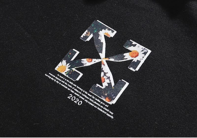 Худи Off White Daisy Arrow "Black" фото № 4