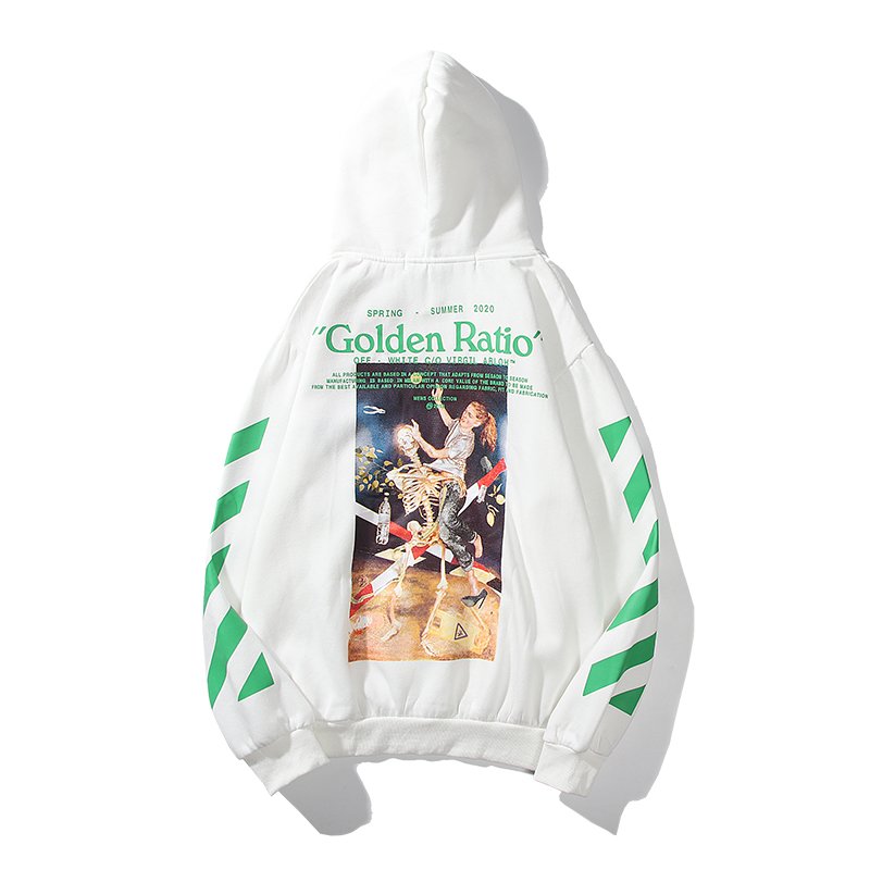 Худи Off White Dance Skull "White" фото № 2