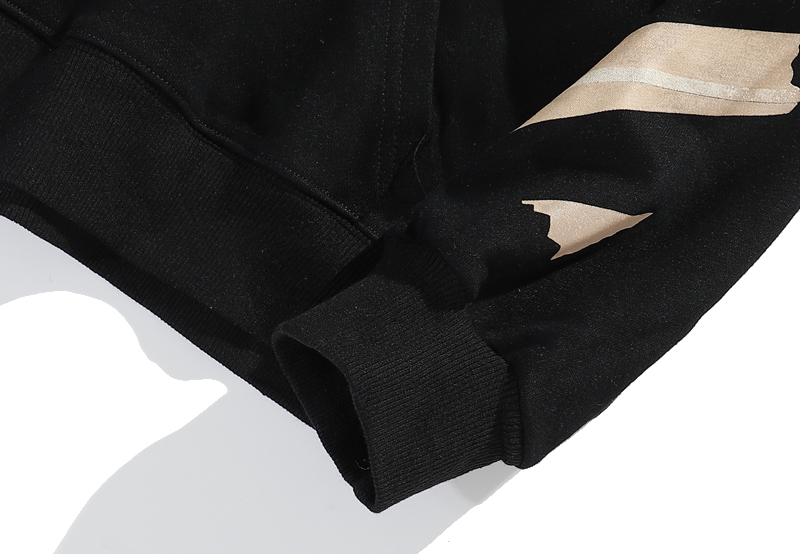 Худи Off White Kraft Tape "Black" фото № 3