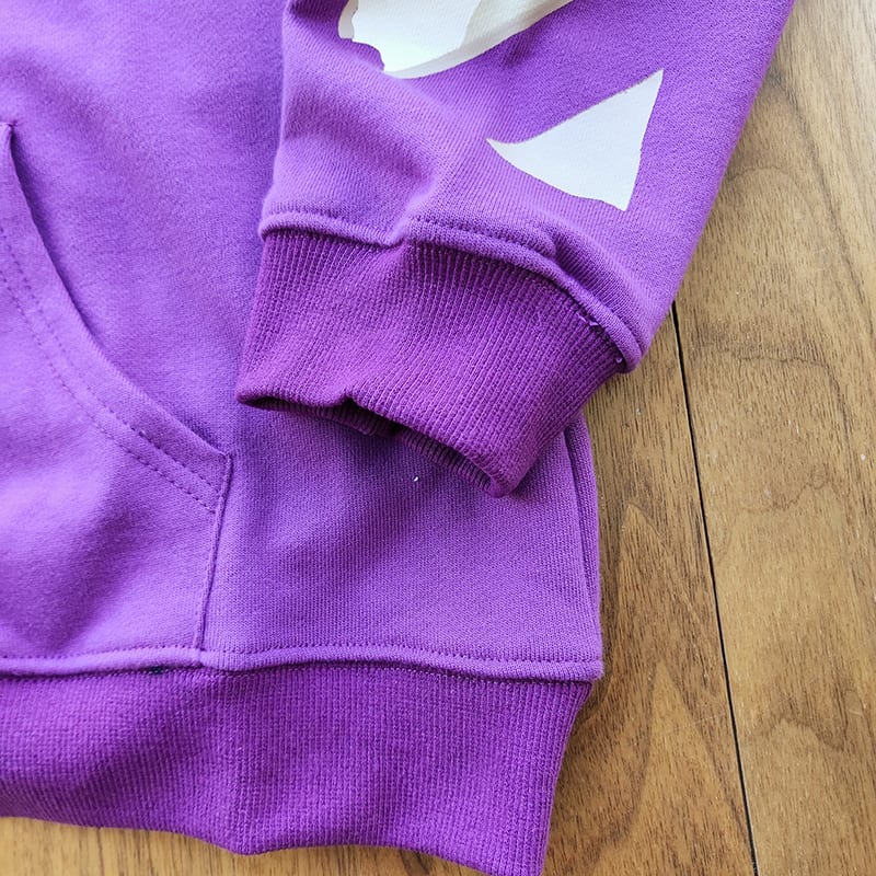 Худи Off White Big Logo "Purple" фото № 2