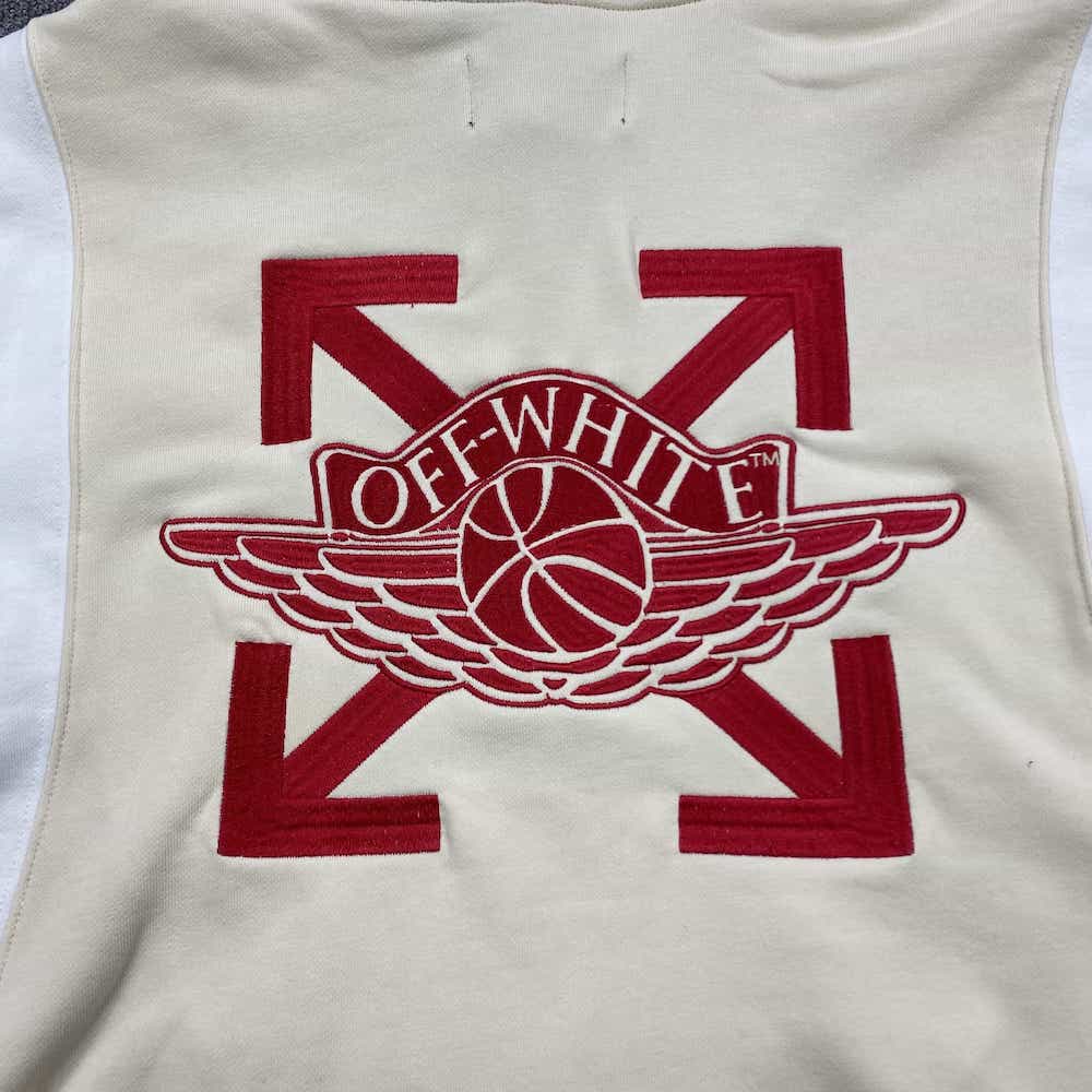 Худи Off White Embroidery Ball "White" фото № 5