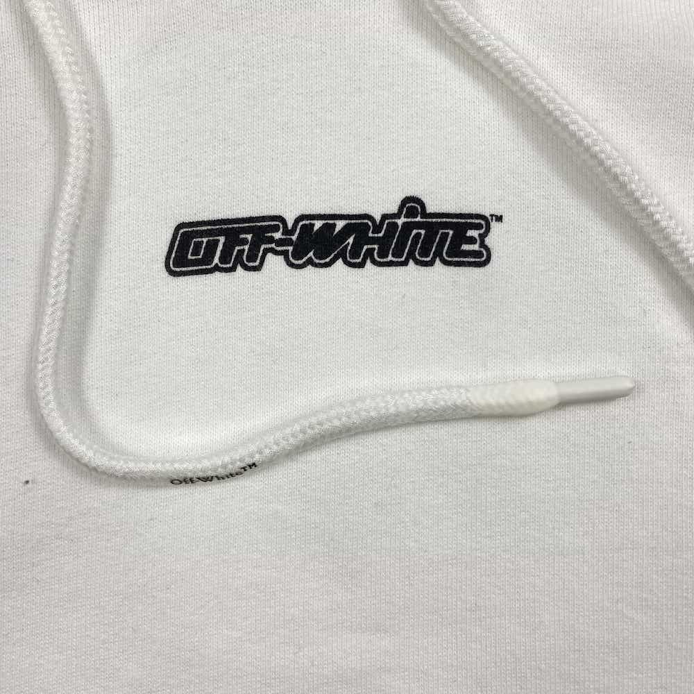 Худи Off White Big Red Logo "White" фото № 4