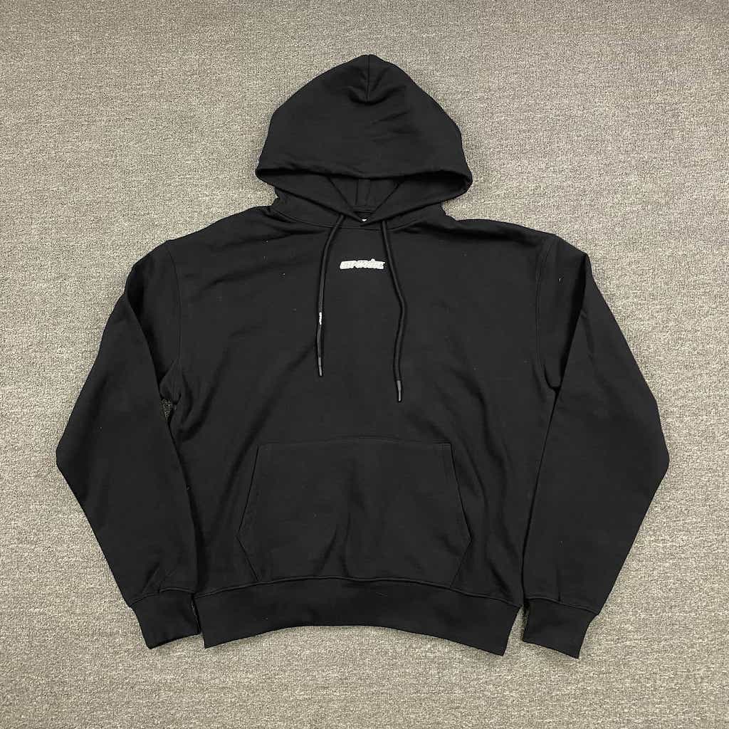 Худи Off White Big Blue Logo "Black" фото № 2