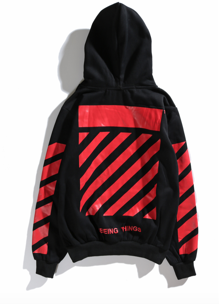 Худи OFF WHITE Madonna in Red "Black" фото № 2