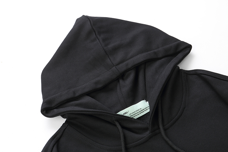 Худи OFF WHITE Gradient Stripes "Black" фото № 3